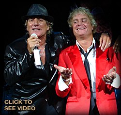 Rod Stewart and Danny D singing together